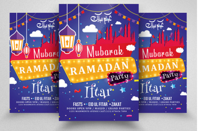 Ramadan Iftar Party Flyer Template