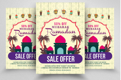 Ramadan Month Sale Offer Flyer