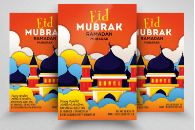 Eid Mubarak Flyer Template