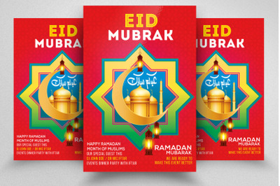 Eid Mubarak Flyer Template