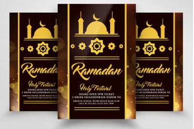 Ramadan Holy Month Flyer/Poster