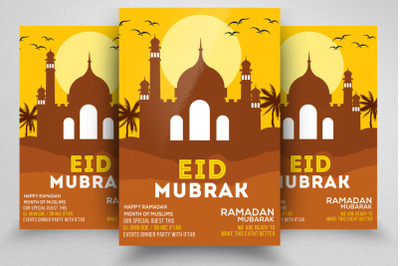 Eid Mubarak Flyer Template