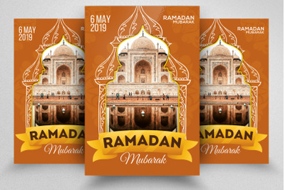 Ramadan Mubarak Flyer Template