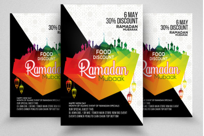 Ramadan Food Discount Offer Flyer