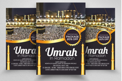 Umrah In Ramadan Package Flyer