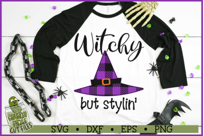 Witchy But Stylin&#039; Halloween SVG File