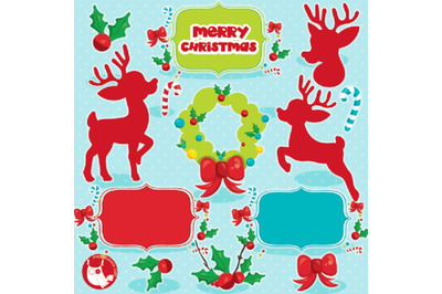 Christmas Reindeer Clipart