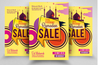 Ramadan Sale Discount Offer Flyer