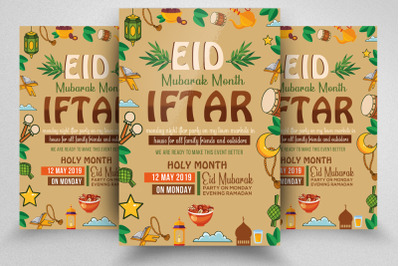 Ramadan / Eid Mubarak Flyer Template