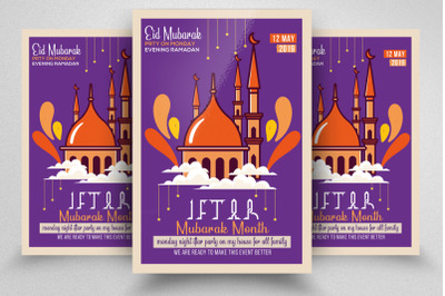 Ramadan Eid Mubarak Flyer/Poster