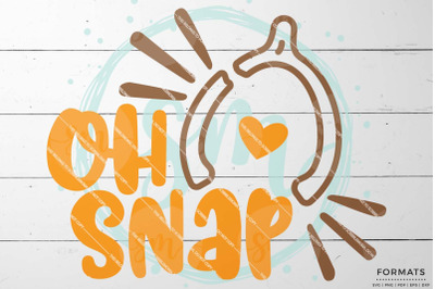 Oh Snap Wishbone Thanksgiving SVG