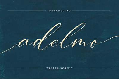 Adelmo - Pretty script