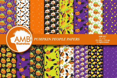 Pumpkin people papers AMB-2657