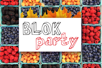 BlokParty - Cheerful Display Font