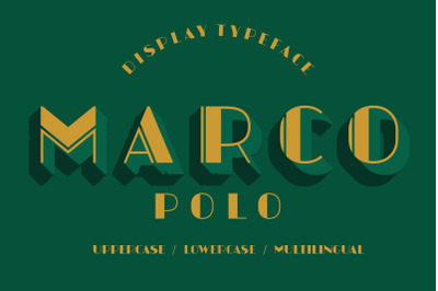 Marcopolo Display Font