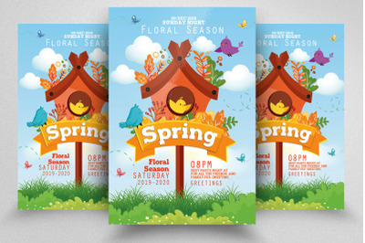 Spring Floral Season Festival Flyer