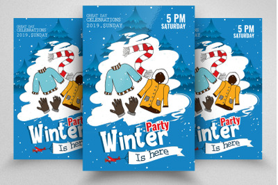 Winter Celebration Party Flyer