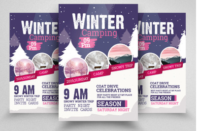 Winter Season Celebration Flyer