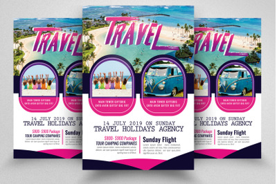 Tour Travel Flyer Template