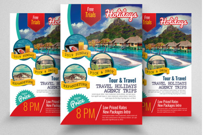 Holiday Tour/Travel Flyer Template