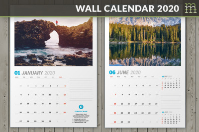 Wall Calendar 2020 (WC031-20)