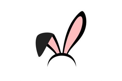 Bunny pink ears head accessory