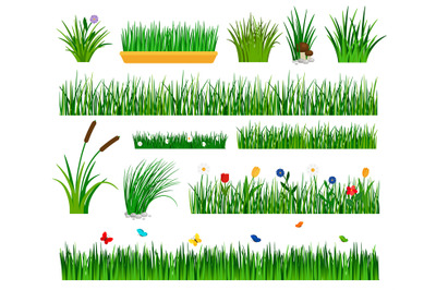 Growing grass template for garden