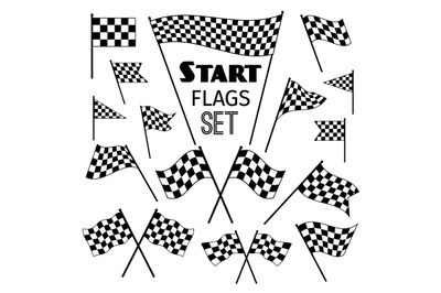 Checkered flag icons