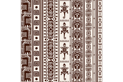 Mexican indian seamless pattern