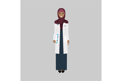 Female character of infectiologist