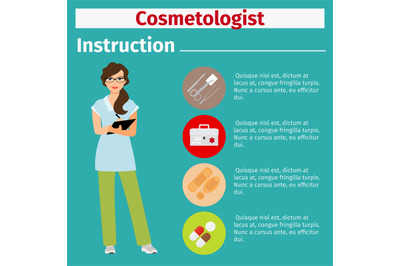 Medical equipment instruction for cosmetologist