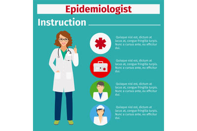 Medical equipment instruction for epidemiologist