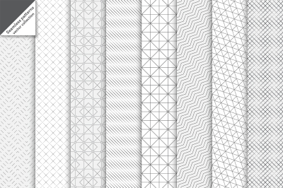 Modern geometrical seamless patterns