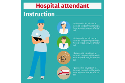 Medical equipment manual for hospital attendant