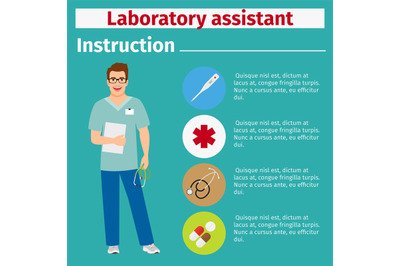 Medical equipment instruction for lab assistant