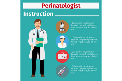 Medical equipment instruction for perinatologist