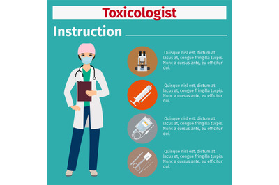 Medical equipment instruction for toxicologist