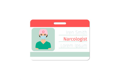 Narcologist medical specialist badge