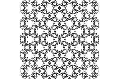 Elegant rounded line decorative pattern