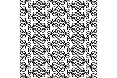 Decorative linear swirls pattern
