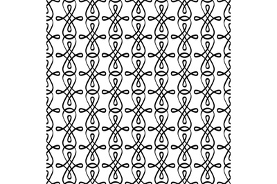 Decorative swirled elements pattern