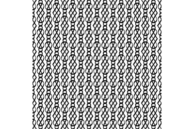 Decorative geometric linear retro style pattern