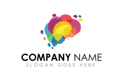 Creative Idea Brain Logo Template