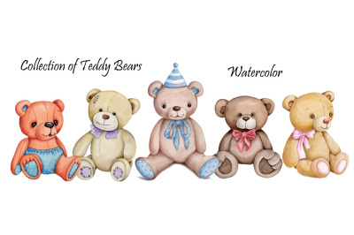 Collection of cute Teddy bears