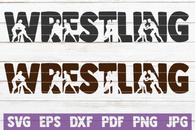 Wrestling SVG Cut File