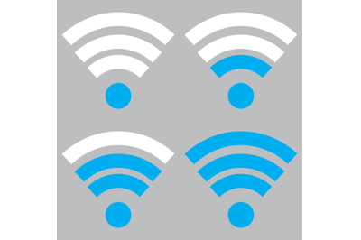 Indicator wifi communication set