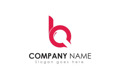 B Letter Search Logo Design Template