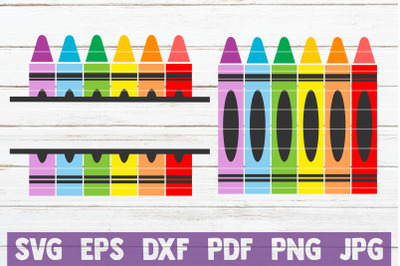 Crayons SVG Cut File