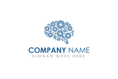 Chain Brain Logo Template