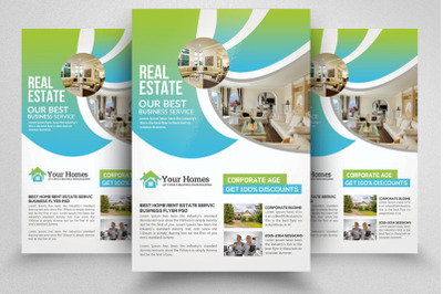 Real Estate Flyer Print Template